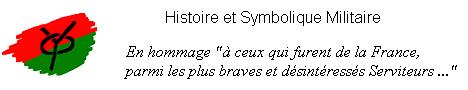 Collection d'insignes militaires français