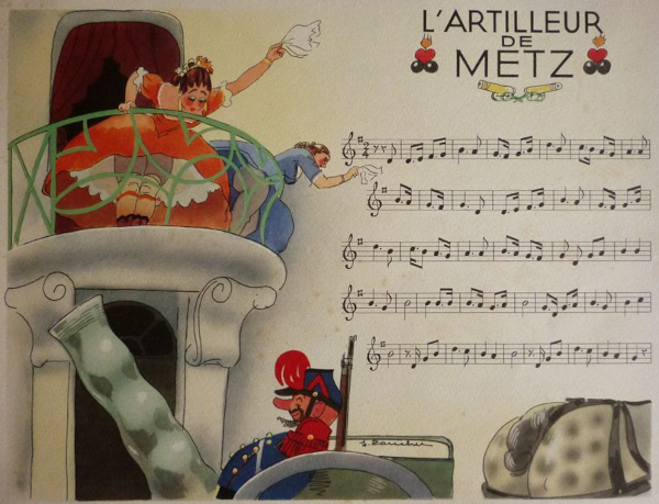 chant L&rsquo;artilleur de Metz